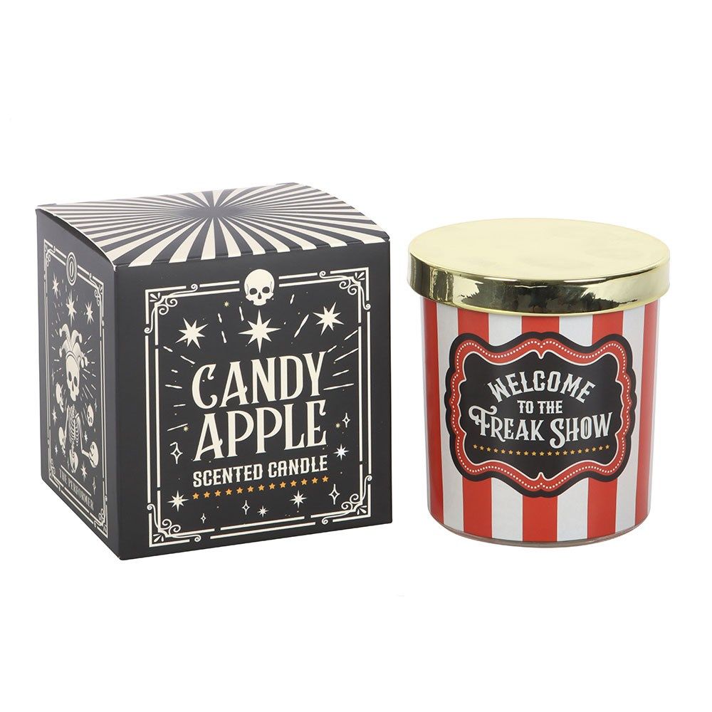 Something Different - Freak Show Candy Apple Candle Duftkerze - Schwarz/Weiß
